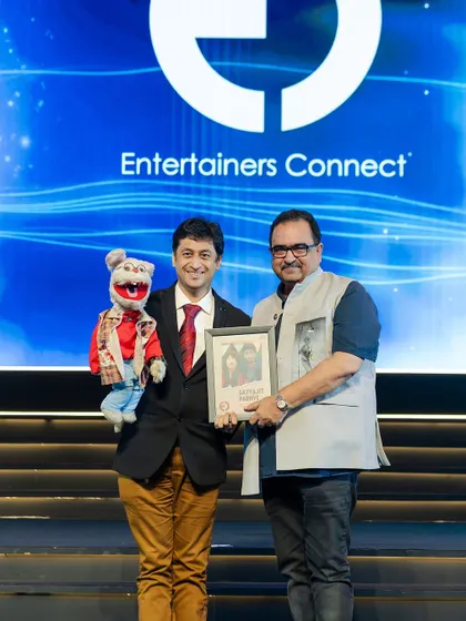 Being felicitated at the WOW Awards Asia 2024 by Entertainers Connect. It's wonderful to be recognized for my contribution to the industry.