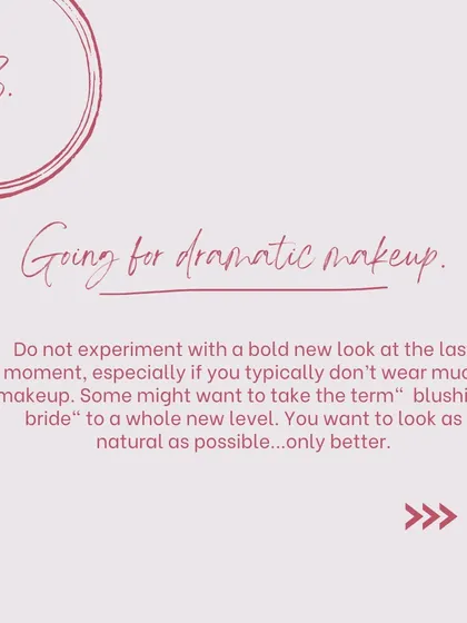 If you don't wear much makeup normally, your wedding day isn't the time for a dramatic transformation. My goal is to make you look like a natural, more radiant version of yourself.