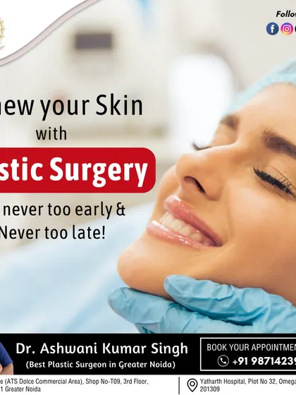 It is never too early or too late to renew your skin and feel your best. Plastic surgery offers a range of options to help you achieve a refreshed and rejuvenated appearance.