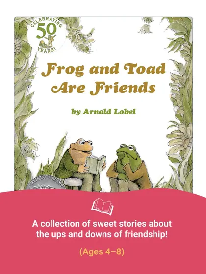 A true classic, "Frog and Toad Are Friends" is a collection of charming stories about the ups and downs of friendship, showing how bonds grow stronger through every season.