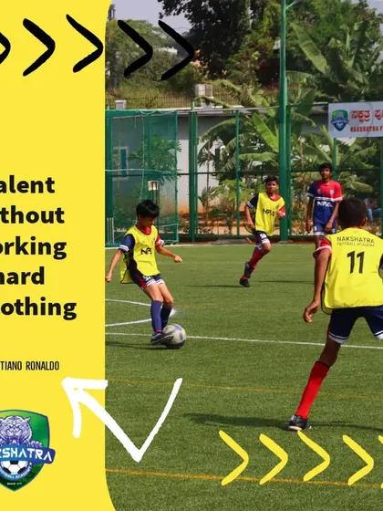 "Talent without working hard is nothing." We live by this Cristiano Ronaldo quote, emphasizing dedication above all else.