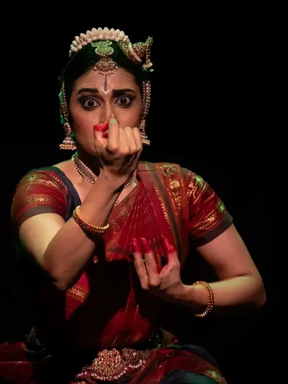 A moment of intense drama and expression, where the eyes tell a powerful story.