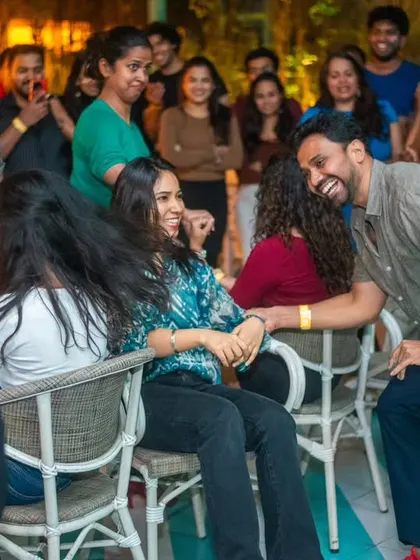 The pure joy and chaos of Salsa Musical Chairs. It's always one of the most memorable parts of the night.