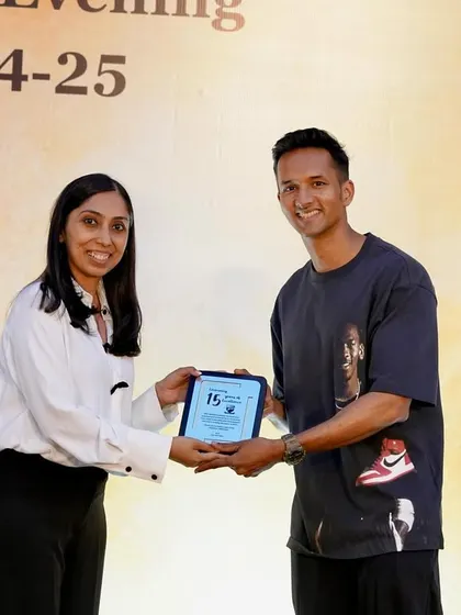 Recognizing Akshay Kumar, our web designer and social media manager, who has been with us for nearly 14 years.
