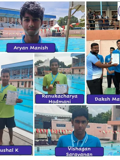 Our champions from the Group I Boys category at the South Zone meet.
