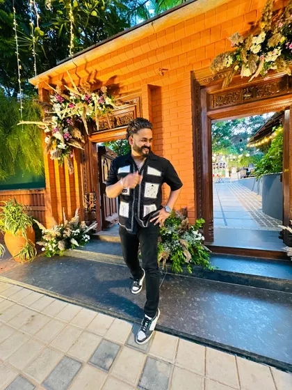 Arriving for a wedding night, ready to bring the love, lights, and beats. Every wedding is a unique story, and I'm here to provide the soundtrack.