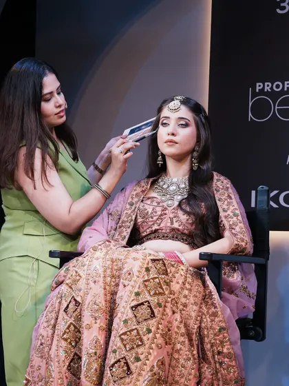 I and my team regularly demonstrate our techniques at major industry events like the Professional Beauty India expo. I bring this industry-leading expertise directly to my students.