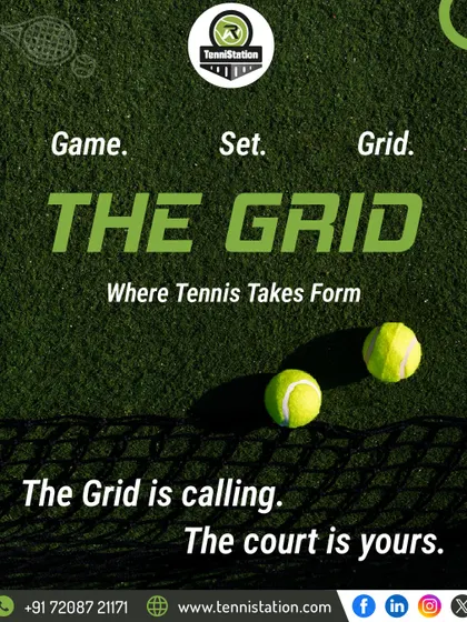 Game. Set. Grid. The court is where tennis takes form, and it's calling your name. The court is yours.
