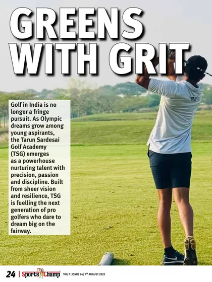 We were featured in Sports Champ Magazine, highlighting our mission to build champions for life through world-class coaching and sports science support.