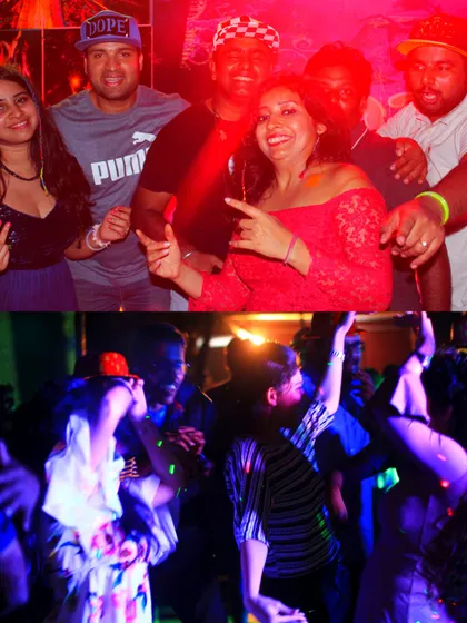 More snapshots of a lively corporate party, where colleagues become friends on the dance floor.