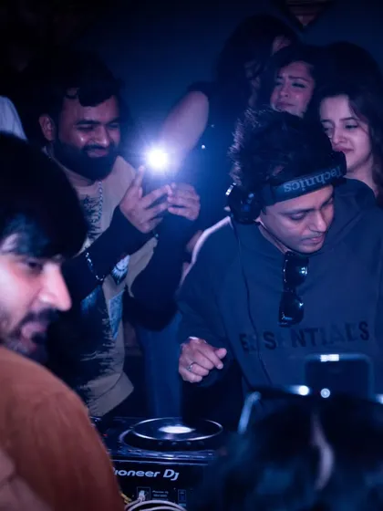 Another close-up of the crowd at Magique, completely absorbed in the music. The energy is infectious.