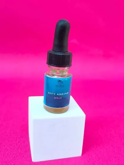 My Anti-Ageing Serum helps reduce fine lines, boosts hydration, and improves skin elasticity for a youthful glow.