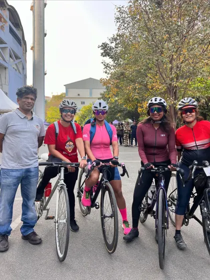Spending Women's Day morning with some exceptional women from the cycling community. We are all stronger when we support and lift each other up.