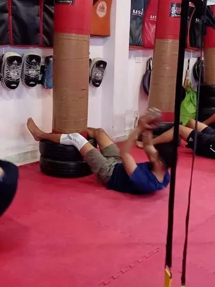 Purpose-driven every day. We finish our sessions with targeted core work, like these medicine ball sit-ups, to build a strong and resilient midsection.