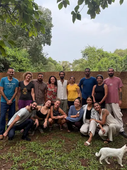 The wonderful group of healers I had the privilege of learning with during my bodywork course. The sense of community and shared passion was incredible.