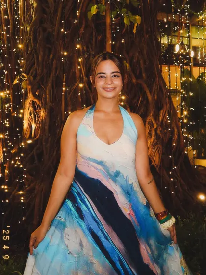 A beautiful evening in a beautiful dress. Finding joy in the moment and the outfit.