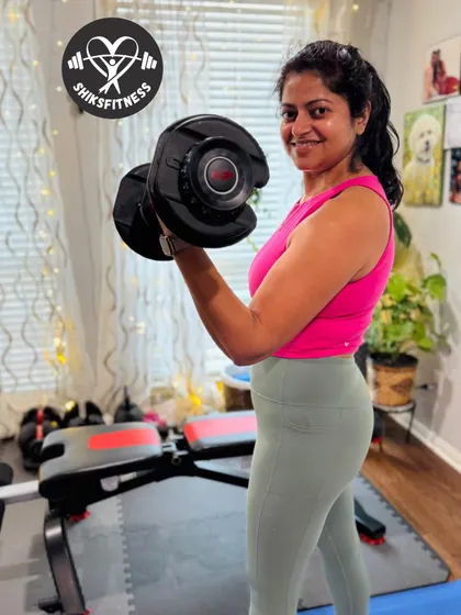 Here is my client Shweta, 41, looking strong and confident. Her journey shows that with dedication and the right guidance, you can transform your health and fitness at any age, even with pre-existing health conditions.