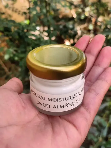 Another shot of the mini moisturizer from a custom gift order. It's amazing what nourishing ingredients can be packed into such a small jar.