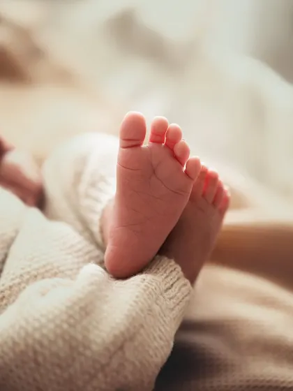 A close-up of perfect little baby toes. I make sure to capture these details before they grow, which happens all too quickly.