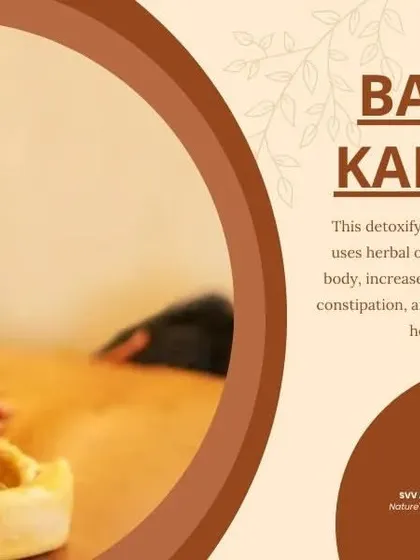 Basti Karma is a key part of Panchakarma, often called the mother of all treatments. Using herbal oils and decoctions as an enema, this therapy cleanses the colon, relieves constipation, and nourishes the body to improve overall health.