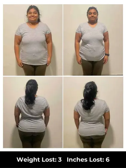 For someone who doesn't like typical equipment gyms, Soundharya found our community-based approach to be a boon. She lost 3 kgs and 6 inches, enjoying the variety that keeps workouts from becoming monotonous.