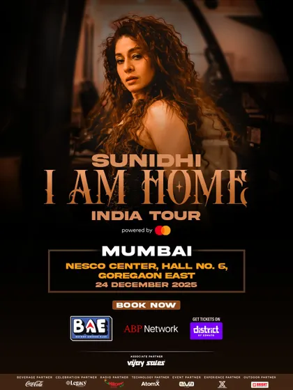 The Mumbai show poster, used to announce Gold tickets selling out.
