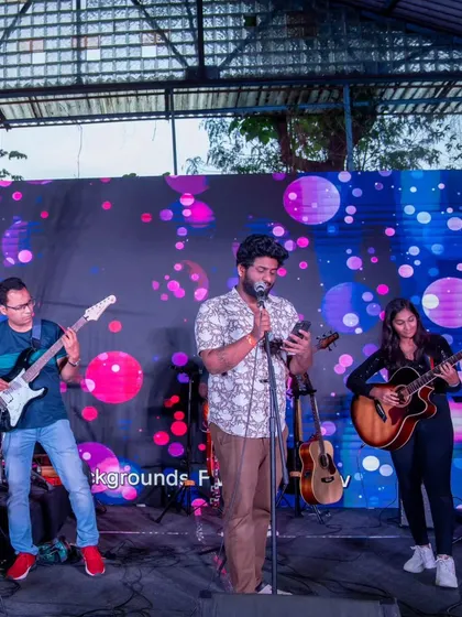 A student band delivering an awesome performance at the showcase. This event is the culmination of months of hard work, dedication, and the collaborative spirit that defines us.