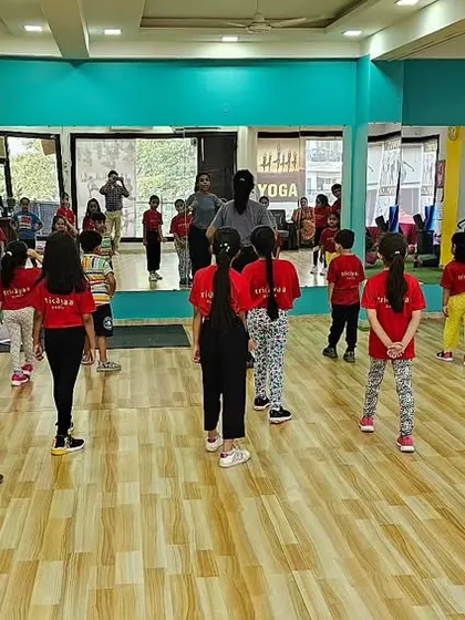 Our Bollywood dance class for kids, where they learn fun choreography in our vibrant Indirapuram studio.