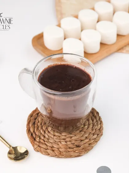 Cozy up with our rich and creamy Hot Chocolate. We make it with real melted chocolate for a truly decadent flavour, perfect for a chilly Bengaluru evening.