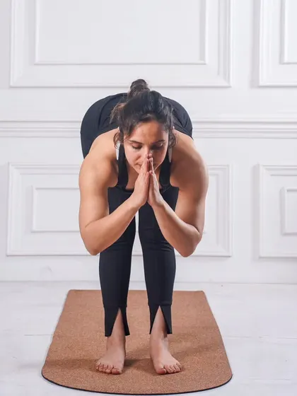 In Transformational Yoga, we begin with a forward fold to break the ego and offer complete surrender. It's a moment to look inward before you move forward in your practice.