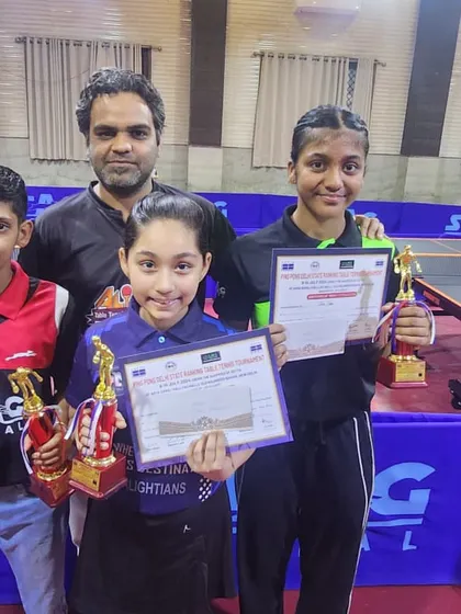 Our medalists from the 2nd Delhi State Tournament. We secured Gold in U-13 Girls and Bronze in U-13 and U-11 Girls.
