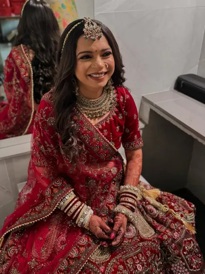The purest joy. A candid shot of the bride's beautiful, happy smile is the best reward for my work.