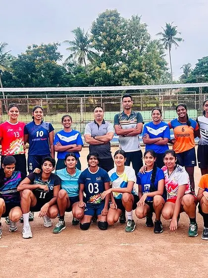 Empowering the next generation of female athletes at the Sports Authority of India, LNCPE Trivandrum. This is a group of dedicated players I had the privilege to coach, each one working hard to make their big dreams a reality.