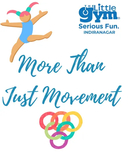 This series of graphics explains that we are "More Than Just Movement." We focus on whole-child development, integrating math and language concepts, building self-esteem, and encouraging exploration.