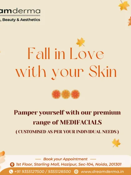 Fall in love with your skin by pampering yourself with our premium range of medifacials. Each treatment is customized to your individual needs, ensuring a personalized path to radiant skin.