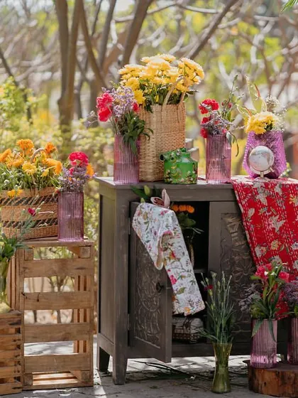 These images and videos showcase the rich variety of details, floral arrangements, and decor elements that bring our vibrant Haldi and Mehendi celebrations to life.