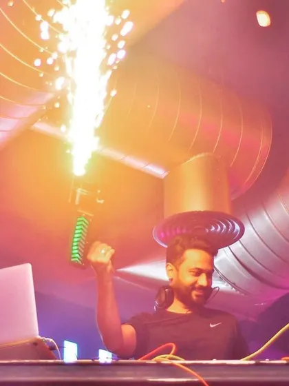 It's not just about playing tracks; it's about putting on a show. Here I am at BOHO, adding some spark to the night. Expect high energy and a few surprises during my sets.