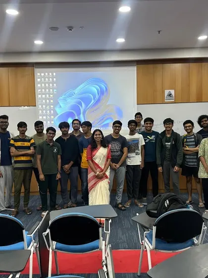Another look at our language session at IIIT Bangalore. We customize our programs to align with the academic and professional goals of students, preparing them to excel in an interconnected world.