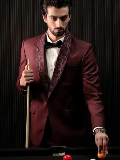 This shot captures the essence of our cocktail couture: confident, stylish, and impeccably tailored for the modern gentleman.