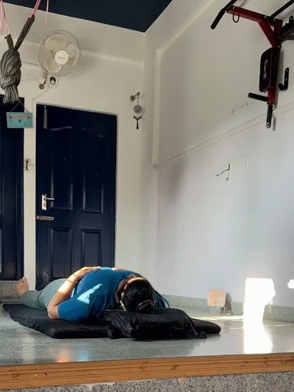 A client resting peacefully during a bodywork session in my studio. Creating a safe and serene environment is key for allowing the body to fully let go.