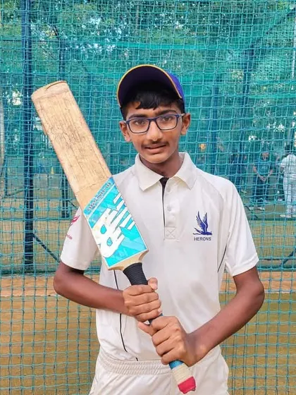 Sanjith Sathish, one of our promising young batsmen, selected for the KSCA U-14 Inter Zonals.