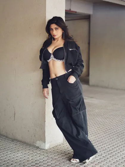 Proving that glamour isn't confined to the studio, this shot features model Shilpy Tyagi in a raw, urban parking lot. It showcases my versatility in creating edgy, street-style fashion portraits.