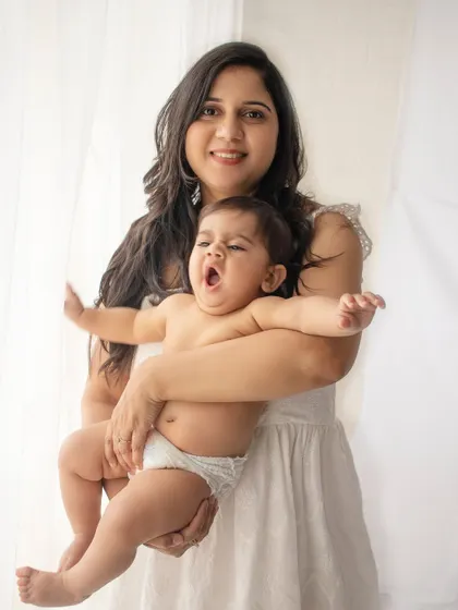 Capturing the perfect yawn. Sometimes the most candid, unplanned moments make for the most adorable and memorable baby photos.