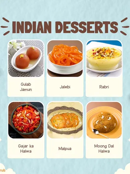 A sweet ending to a perfect meal. We offer a wide array of traditional Indian desserts, from rich Gulab Jamun and Gajar ka Halwa to crispy Jalebi, ensuring a delightful conclusion to your feast.