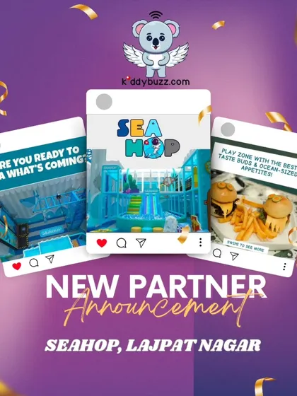 SEA HOP in Lajpat Nagar is an ultimate indoor play zone where fun meets adventure. This ocean-themed venue offers exciting slides, bounce zones, and even themed treats.