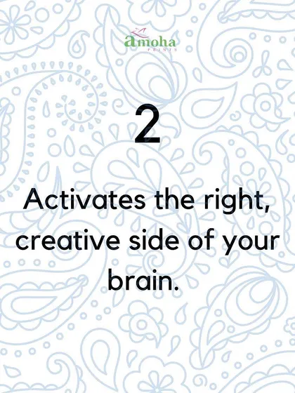 (Image) Engaging in a creative activity like block printing is a fantastic way to stimulate the artistic parts of your brain that you may not use every day.