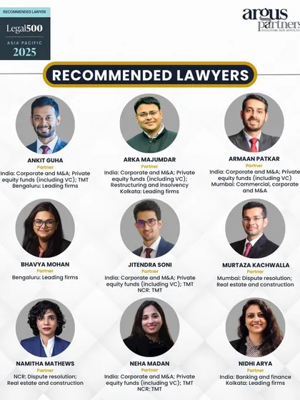 A showcase of more of our 'Recommended Lawyers' in The Legal 500 Asia Pacific Rankings 2025, highlighting the depth of our team.