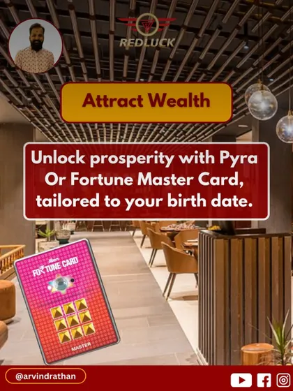 To attract wealth in a restaurant business, I suggest using a Pyra or Fortune Master Card that is tailored to your personal birth date. This personalized tool helps unlock prosperity and aligns the business with your unique energy signature.