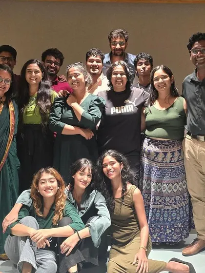 The cast and crew of 'The Vagina Monologues' after another houseful show at our venue. We are thrilled to be a home for theatre productions that resonate so deeply with the community.