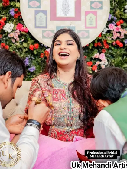 The joy and laughter during a mehandi session are priceless. A happy bride makes the entire process more enjoyable and memorable.